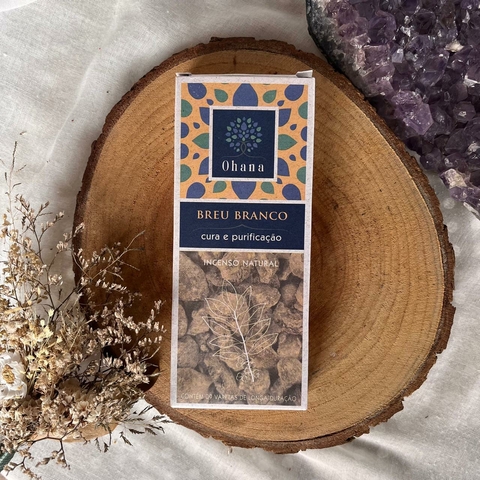 Incenso Breu Branco Natural - Ohana Incensos