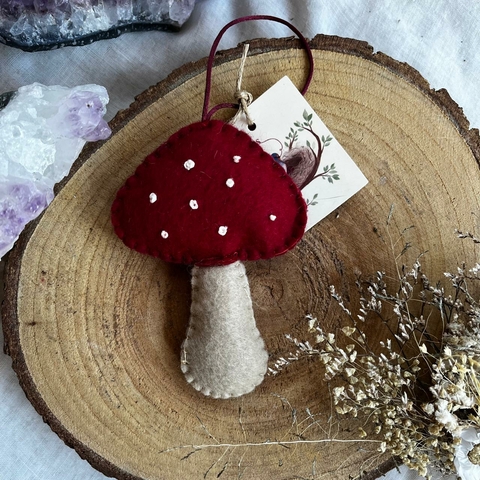 * Chaveiro Cogumelo - Atelie Lis