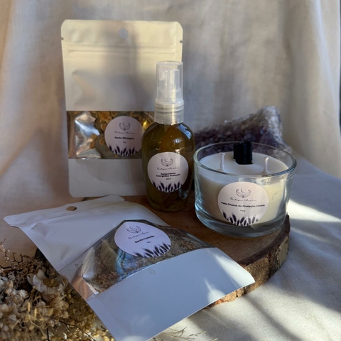 * Caixa Mágica Protection (vela, 2 banhos, spray energético) - Mariana Leticia