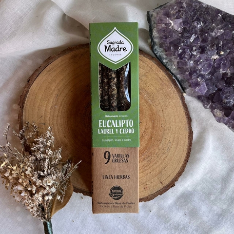 Incenso Natural de Bastão Eucalipto - Sagrada Madre