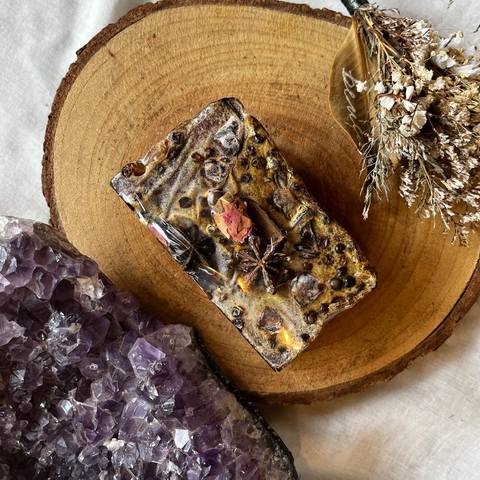 * Sabonete de Limpeza Energética AMOR (Canela, Anis e Rosas) - Cy