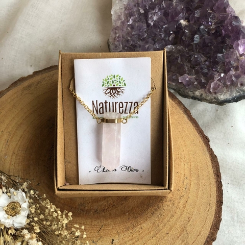 Difusor Pessoal Ponta Lapidada Folheado a Ouro ou Prata - Naturezza