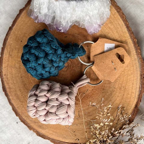 Chaveiro Croche Azul