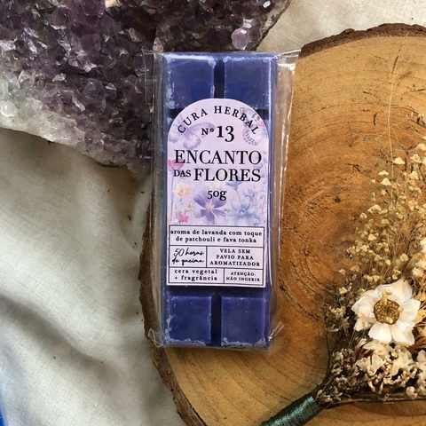 Wax Melts Encanto das Flores 50gr - Cura Herbal