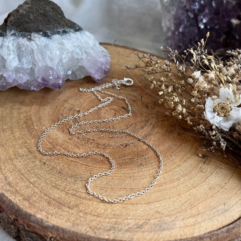 Corrente Avulsa Furadinha Prata 925 - 50cm