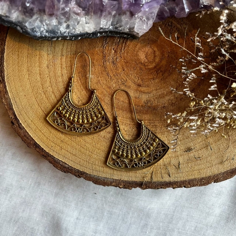 * Brinco Renda - Yantra Jóias em Bronze