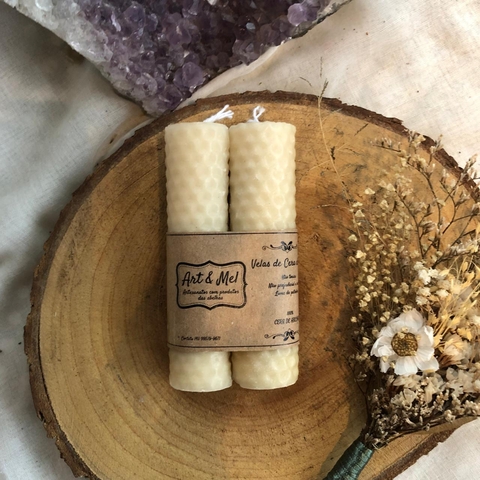 * Kit I (2 velas - 10cmx3cm) - Art e Mel