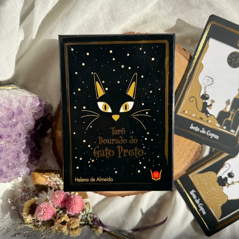 Taro Dourado do Gato Preto (78 cartas + livro) - Editora Isis