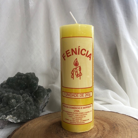 Vela 7 Dias Amarelo - Boa Sorte e Abertura de Caminhos