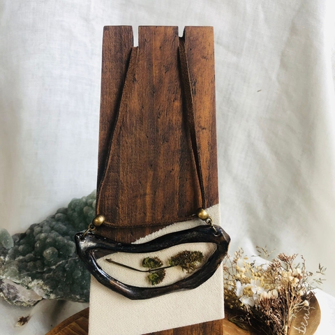 * Colar Flor de Hortelã Pimenta - Flavia Ozik