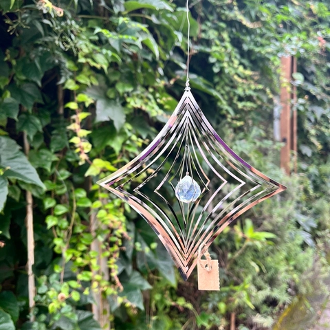 Móbile Pendente Captador Metal - Losango