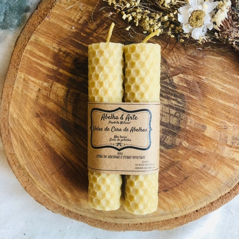 * Kit L (2 velas - 10cmx2cm) - Art e Mel