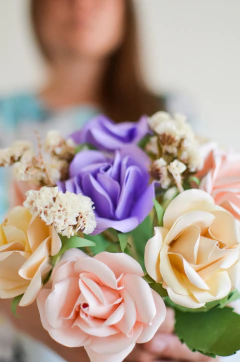 RAMO DE NOVIA LILA - by florecer