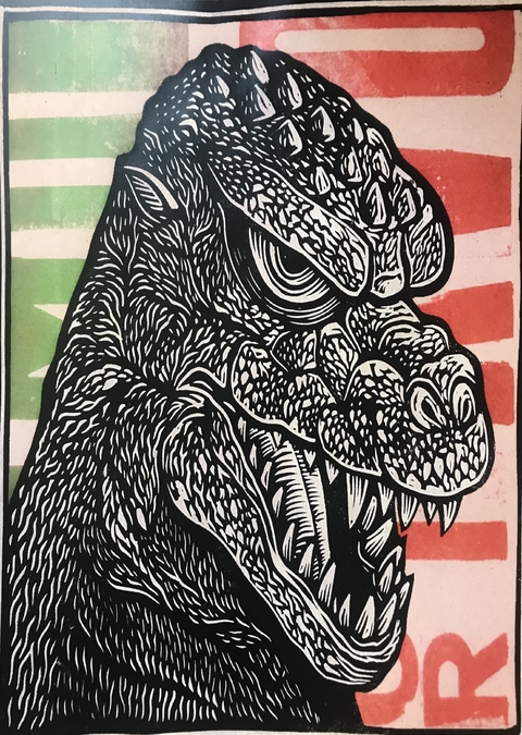 Godzilla 30x42