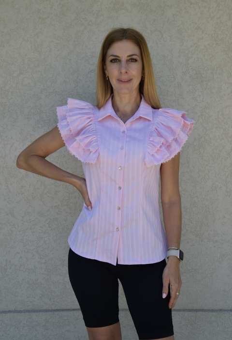 Camisa Positano rosa