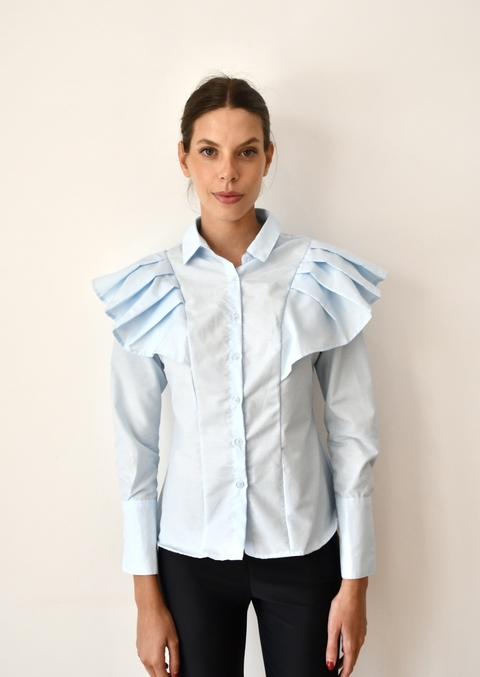 Camisa Pampa celeste