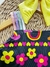 Conjunto Flores (preto) - Tati Kids