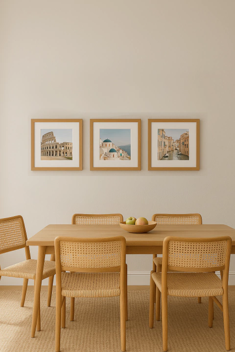 03 Quadros 30x30 com passe-partout e revelação fotográfica - comprar online