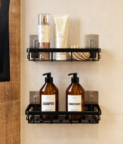 Organizador para ducha Set x 2 repisas Aluminio Premium Adhesivo - tienda online