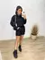 Conjunto Moletom com Bermuda e Blusa Cropped - BELABETTE
