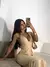 Imagem do Vestido Midi com Decote V e Costas Nuas - Nude