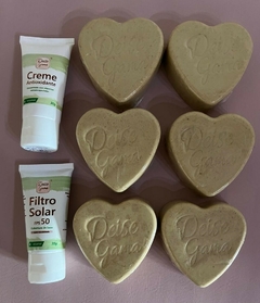 Kit 6 Cremes Sólidos, Protetor com cor FPS 50 e Creme Antioxidante
