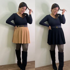 Saia plissada modal nude na internet