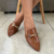MULE BICO FINO | CARAMELO - comprar online