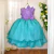 Vestido De Festa Infantil Temático Sereia Ariel 1 A 4 Anos 010 na internet