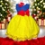 Vestido Branca De Neve 1 A 4 Anos Promoção 004 - comprar online