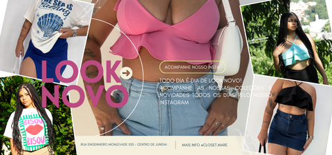 Imagem do banner rotativo CLOSET MARÉ