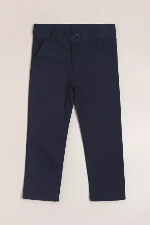 Pantalon de gabardina de algodon liviana Nico
