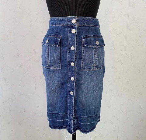 Saia jeans Abercrombie