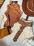 Conjunto Blusa c/Saia de Franja 4, 6, 8 e 10 Anos - comprar online