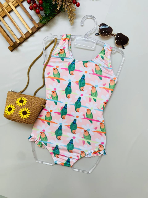 Maiô Passaros 4, 6, 8 e 10 Anos