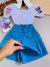 Conjunto Stitch Short Saia Pregas 4, 6, 8 e 10 Anos - loja online