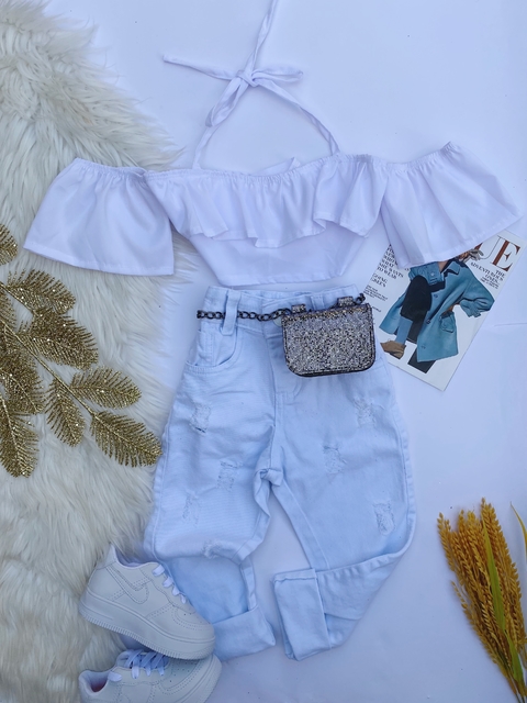 Calca Bianca Branca 6 Anos