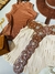 Conjunto Blusa c/Saia de Franja 4, 6, 8 e 10 Anos - comprar online