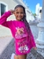 Conjunto Moletom Ursinho de Short Saia 4 e 10 Anos - Pichuquinha Kids