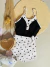 Conjunto Blusa c/Short Estampado 2, 4, 6, 8, 10 e 12 Anos - loja online
