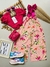 Conjunto Pantalona Flores 2 e 6 anos