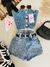 Cropped Desfiado Strass 4, 6 e 12 anos