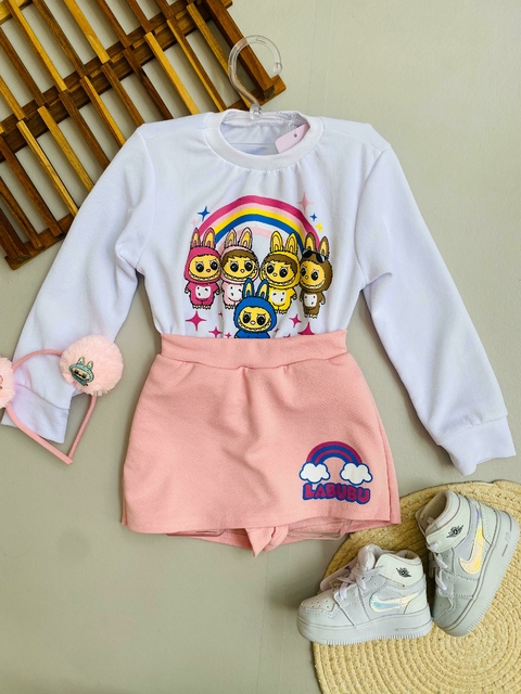 Conjunto Labubu c/Tiara 4 e 6 Anos - comprar online