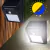 Arandela Solar Pequena Parede 30 LED Branco Frio IP66 Sensor de Movimento - comprar online