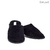 Pantuflas Espalma Chatita Toalla Negra