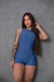 Macaquinho curto azul petróleo - comprar online