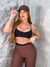 Conjunto brocado duo marrom/preto