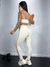 Conjunto brocado duo off white/onça - Lojinha Fitness da Juju