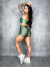 Conjunto short bicolor verde - comprar online