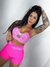 Conjunto short zebra pink